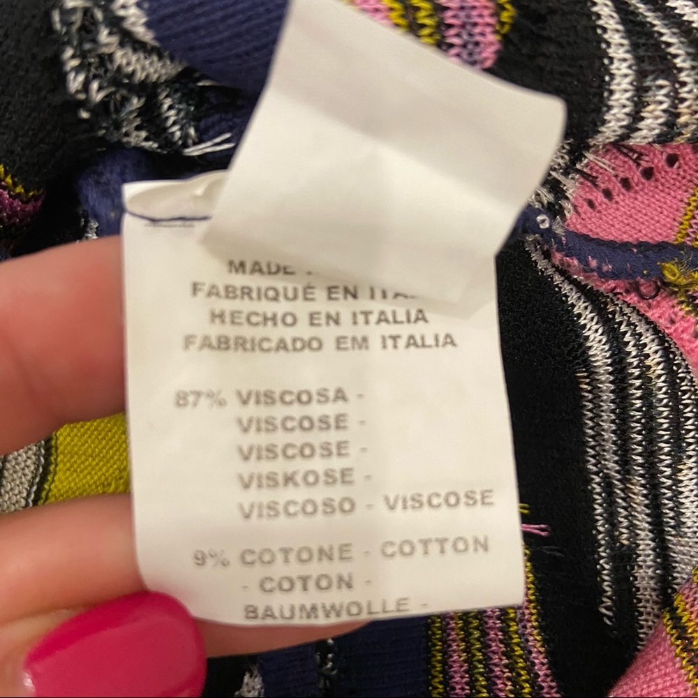 Missoni Multicolor Sleeveless Midi Dress size 10 - Picture 10 of 11
